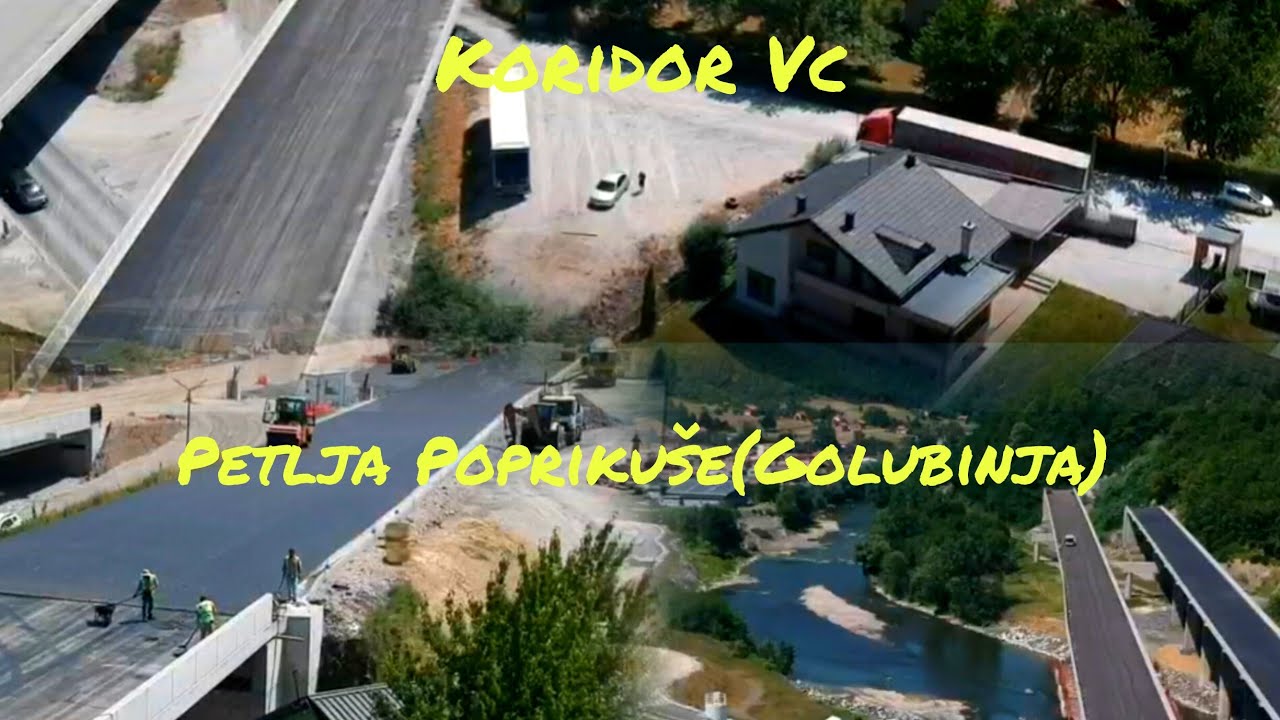 Koridor 5c.Petlja Poprikuše(Golubinja)konačno radovi punim tempom