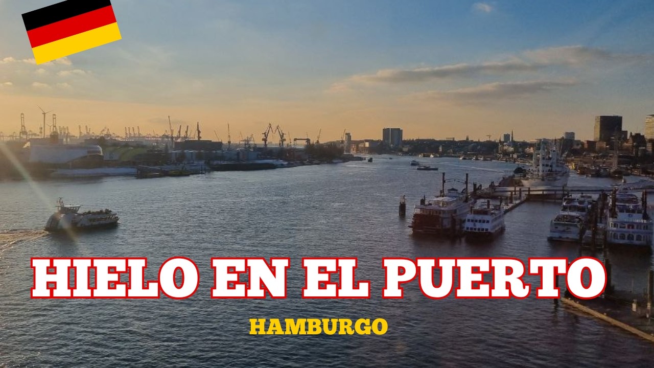 Hamburgo en invierno desde el ferry | Vistas espectaculares