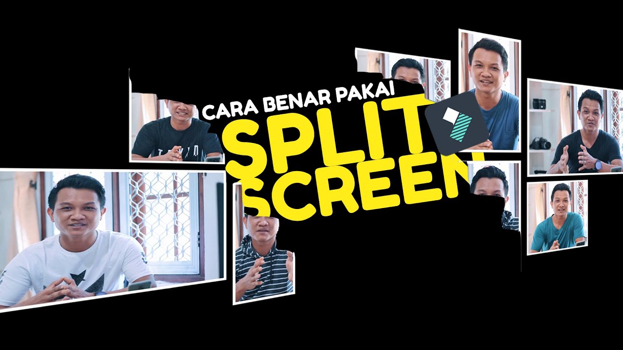 Tips pakai SPLIT SCREEN yang jarang orang tau | Tutorial Filmora 9