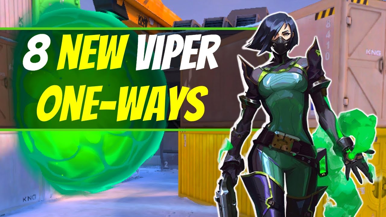 8 New Viper One-Way Smokes on Icebox - Easily Hold the B Site! | Valorant