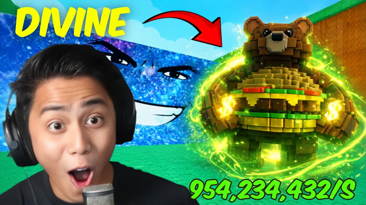 MY FIRST EVER DIVINE BURGERINI BEARNINI! SA ESCAPE TSUNAMI FOR BRAINROTS