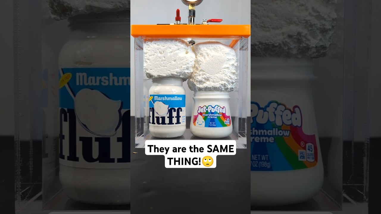 Marshmallow Cream 🟰 Marshmallow Fluff&hellip; Change My Mind!  #SHORTS #science