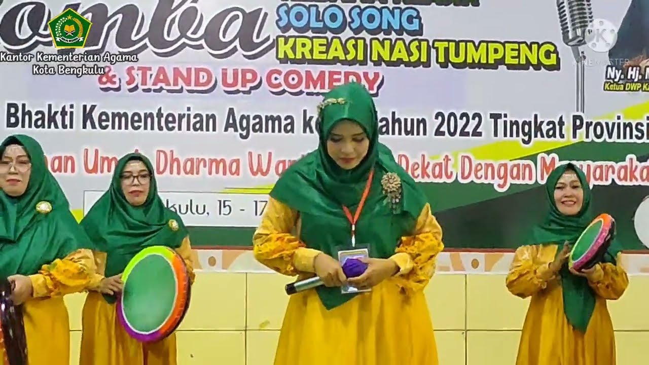 Penampilan memukau tim rebana Kemenag Kota Bengkulu