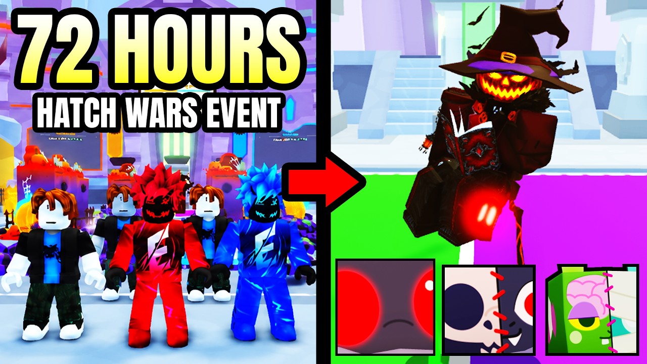 Я гриндил 72 часа в HATCH WARS ради Титаника и огромных питомцев в Pet Simulator 99 (Roblox)