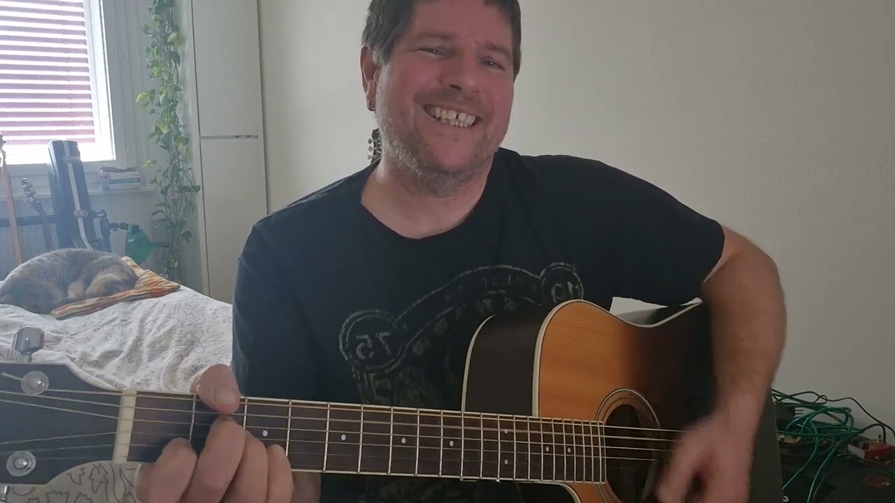 Rapha&euml;l - Sur la route - cover - guitare folk