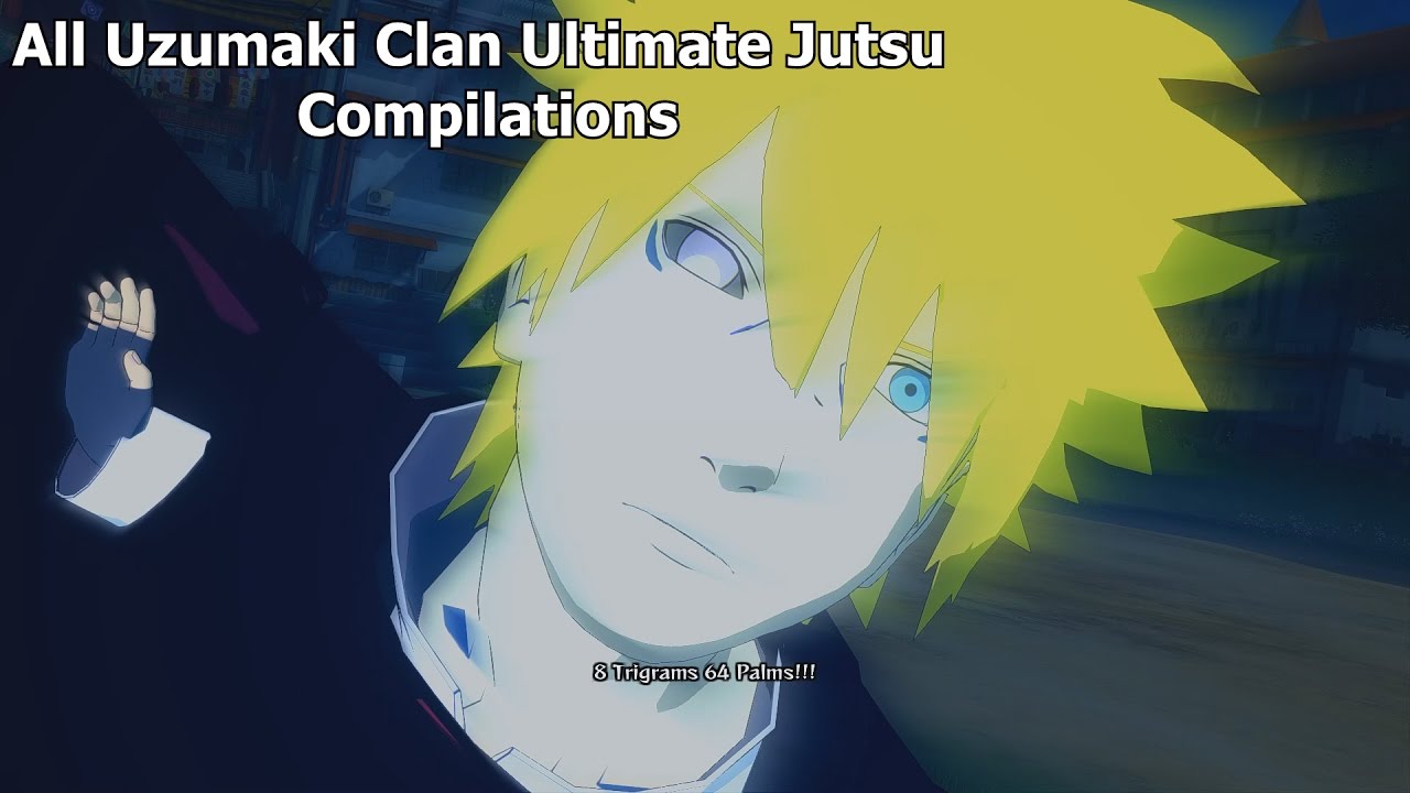 Naruto Ninja Storm 4 Road to Boruto PC MOD 60 FPS - All Uzumaki Clan Ultimate Jutsu & Team Ougi