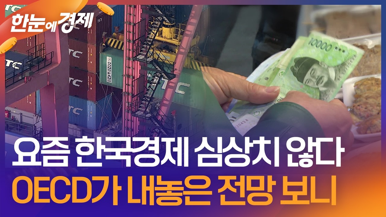 [한눈에 경제] 요즘 한국경제 심상치 않다&hellip;OECD가 내놓은 전망 보니 / KBS 2026.03.30.