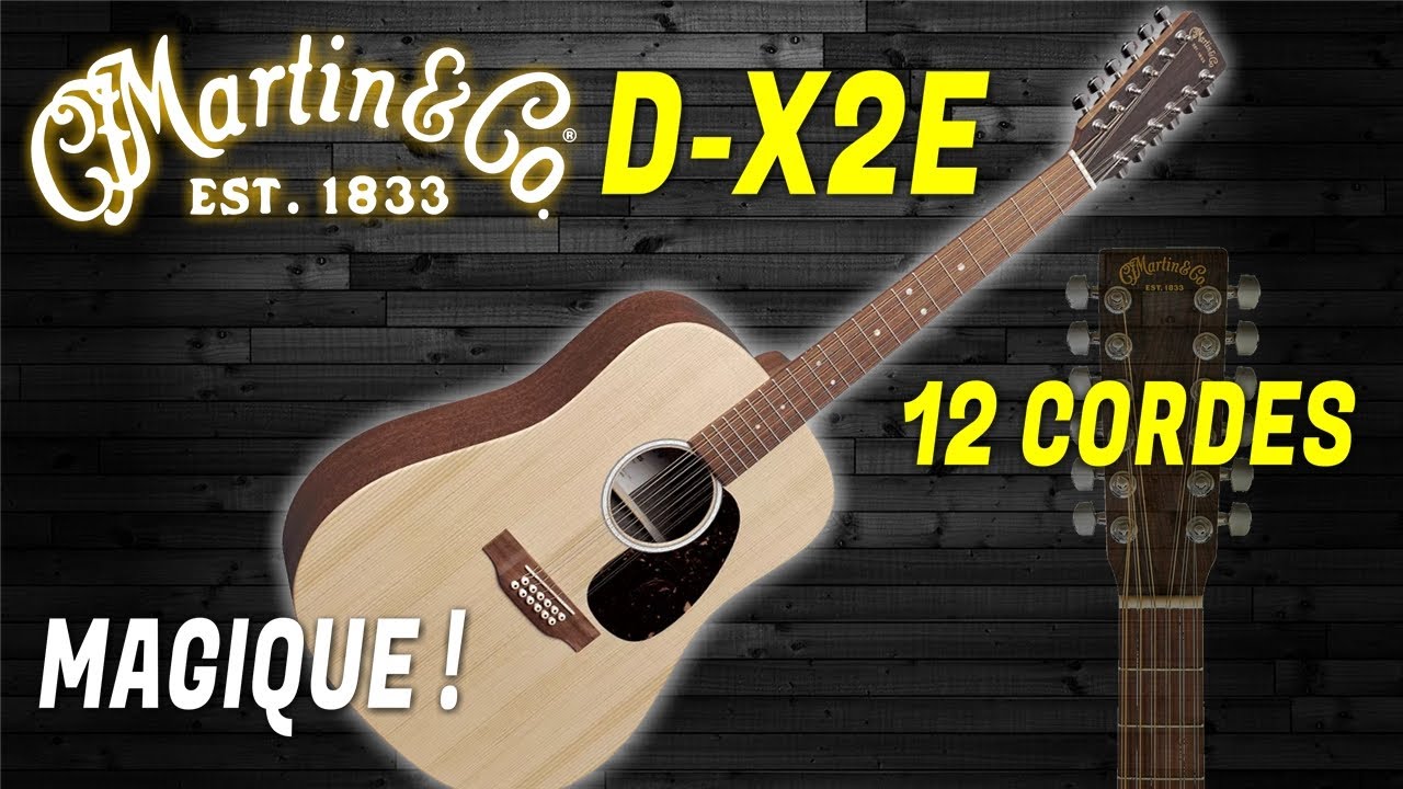 Une Electro-Acoustique MARTIN 12 CORDES de FOLIE pour moins de 900€ !! [Test / Démo DX2E 12 STRING]