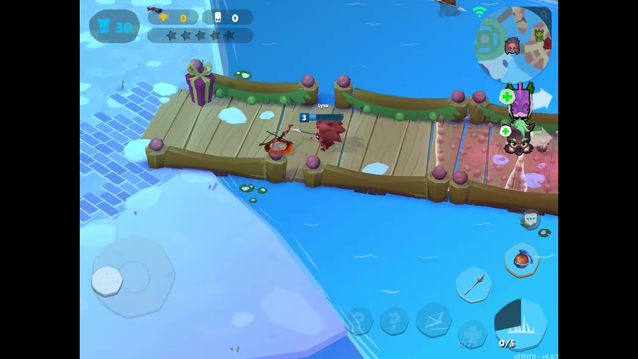 New character gameplay in Zooba - Edna