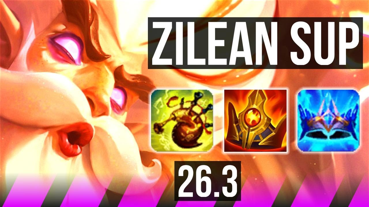 ZILEAN & Kai'Sa vs PYKE & Swain (SUP) | Good KDA: 2/1/28 | EUW Master | 26.3