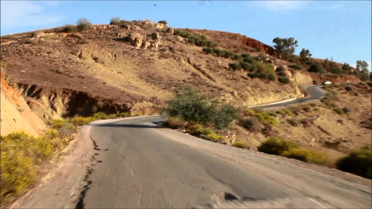 طريق تمسمان الى طريق الساحلي عبر قرية بني مرغنين أقليم الدريوش 10-10-2015 MOROCCO TAMSAMAN