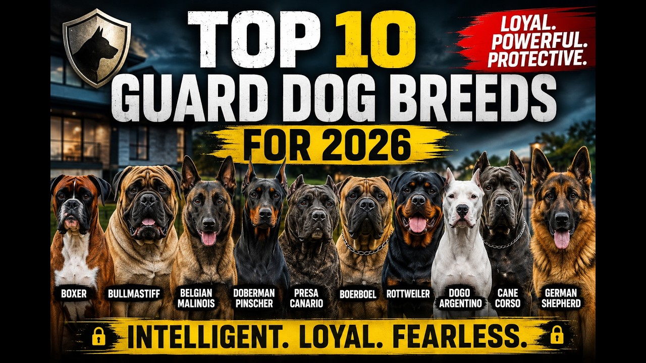 10 BEST GUARD DOGS IN 2026 🐕 | Ultimate Home Protection Dogs