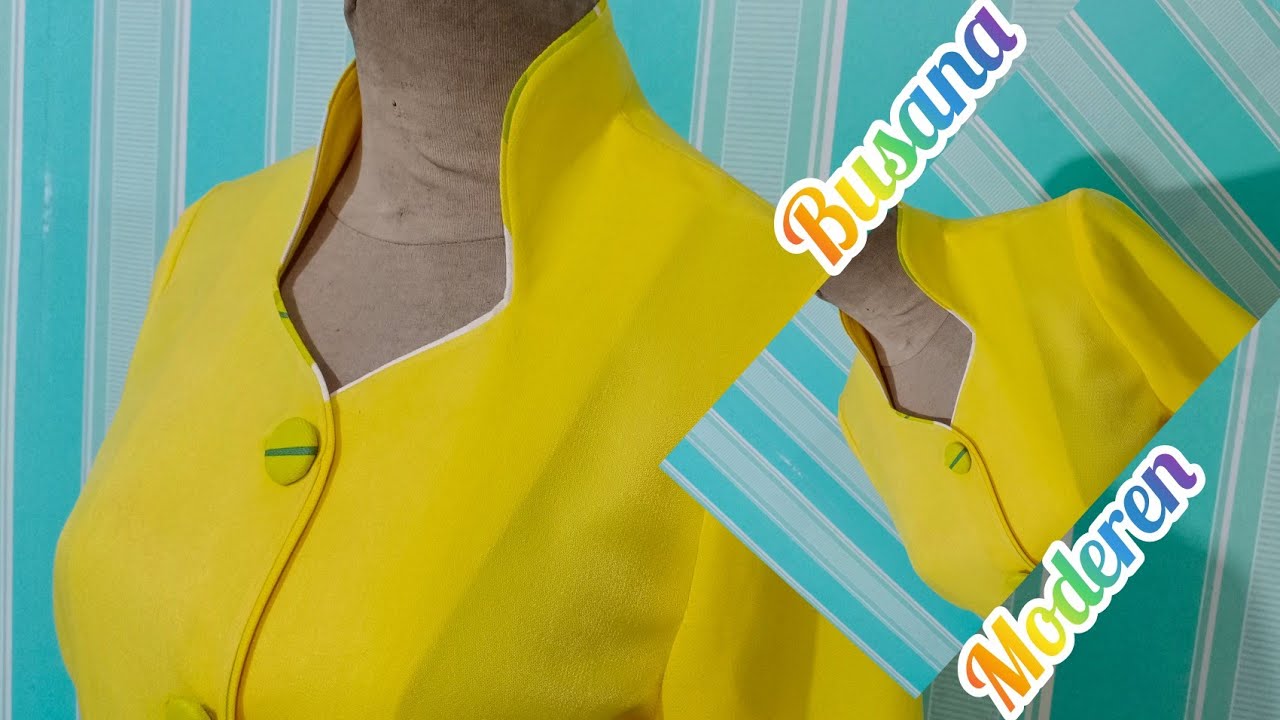 cara menjahit blouse Krah  setali #caramudahmenjahitblousekerahsetali #sewingtutorial #powersuryono.