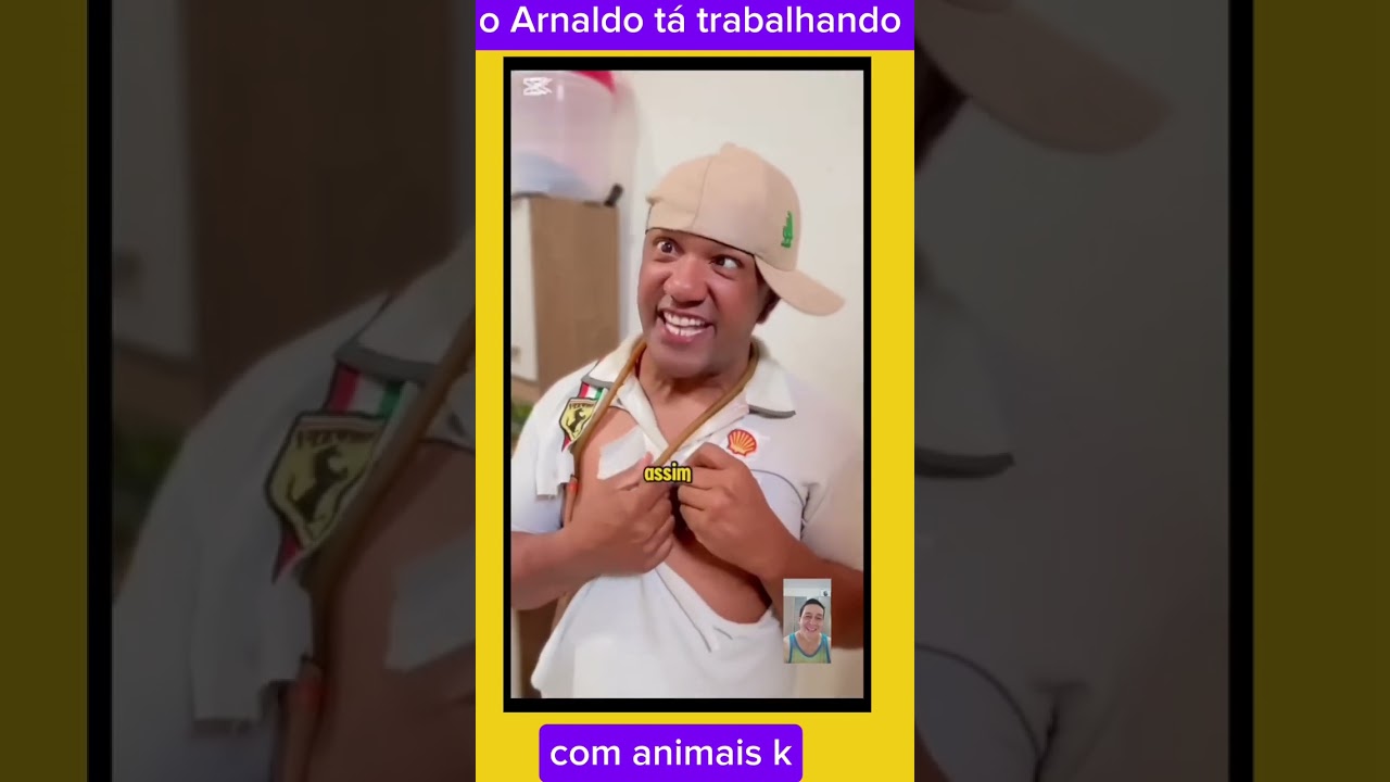 o Arnaldo tá trabalhando com animais kkk..mix de vídeos engraçados 🤣