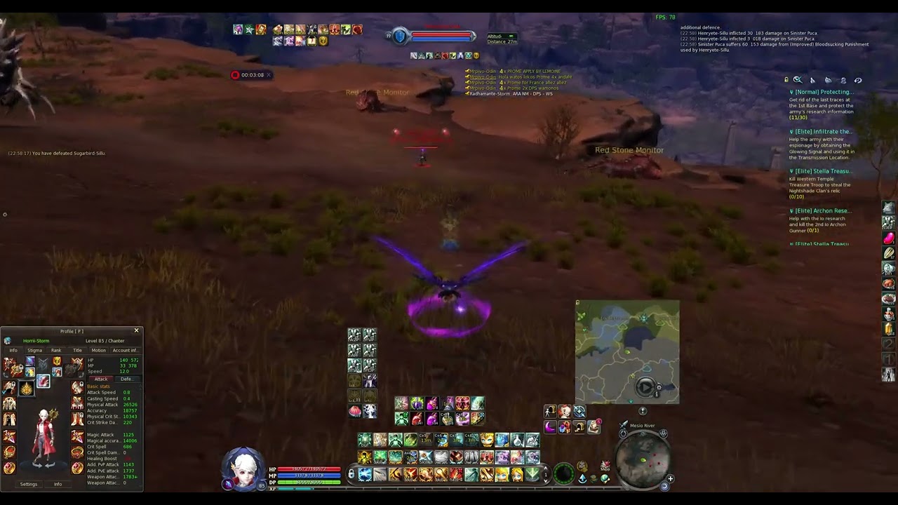 AION EU x8.4 Open World PvP 2v1 vs Henryete (templar), Sugarbird (sorcerer)