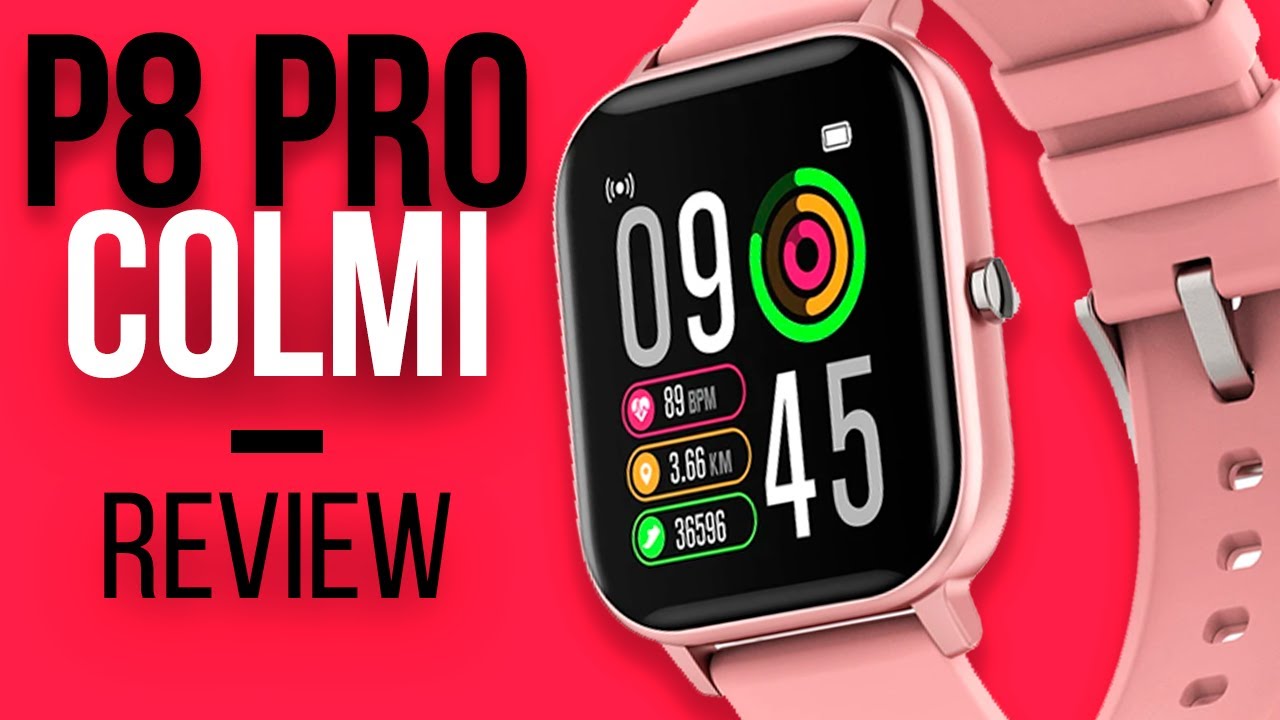 Smartwatch Colmi P8 PRO Unboxing Review - COM TERMÔMETRO! Mas vale a pena? É bom? - P8 PRO PTBR