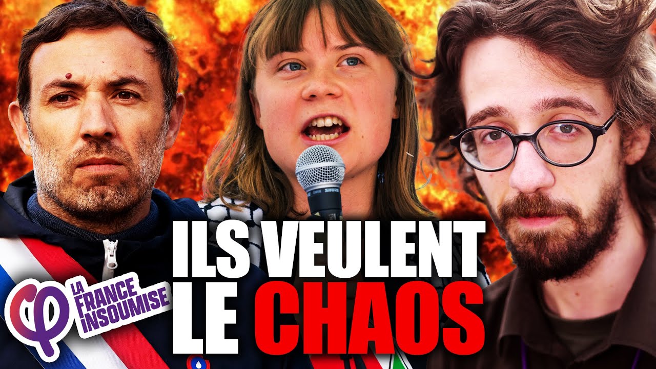 Usul, Greta Thunberg et LFI appellent &agrave; la violence, &agrave; l'&eacute;meute et au m****tre !