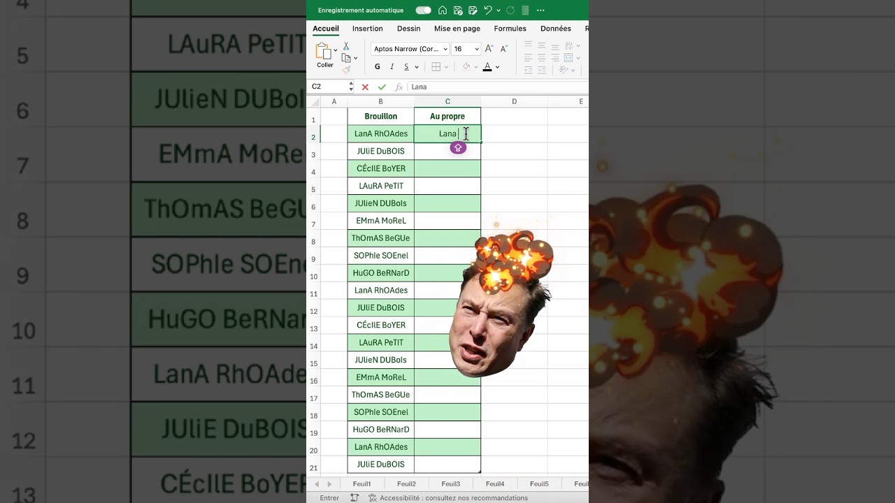 Mettre des textes au propre dans Excel : Astuces de mise en forme  