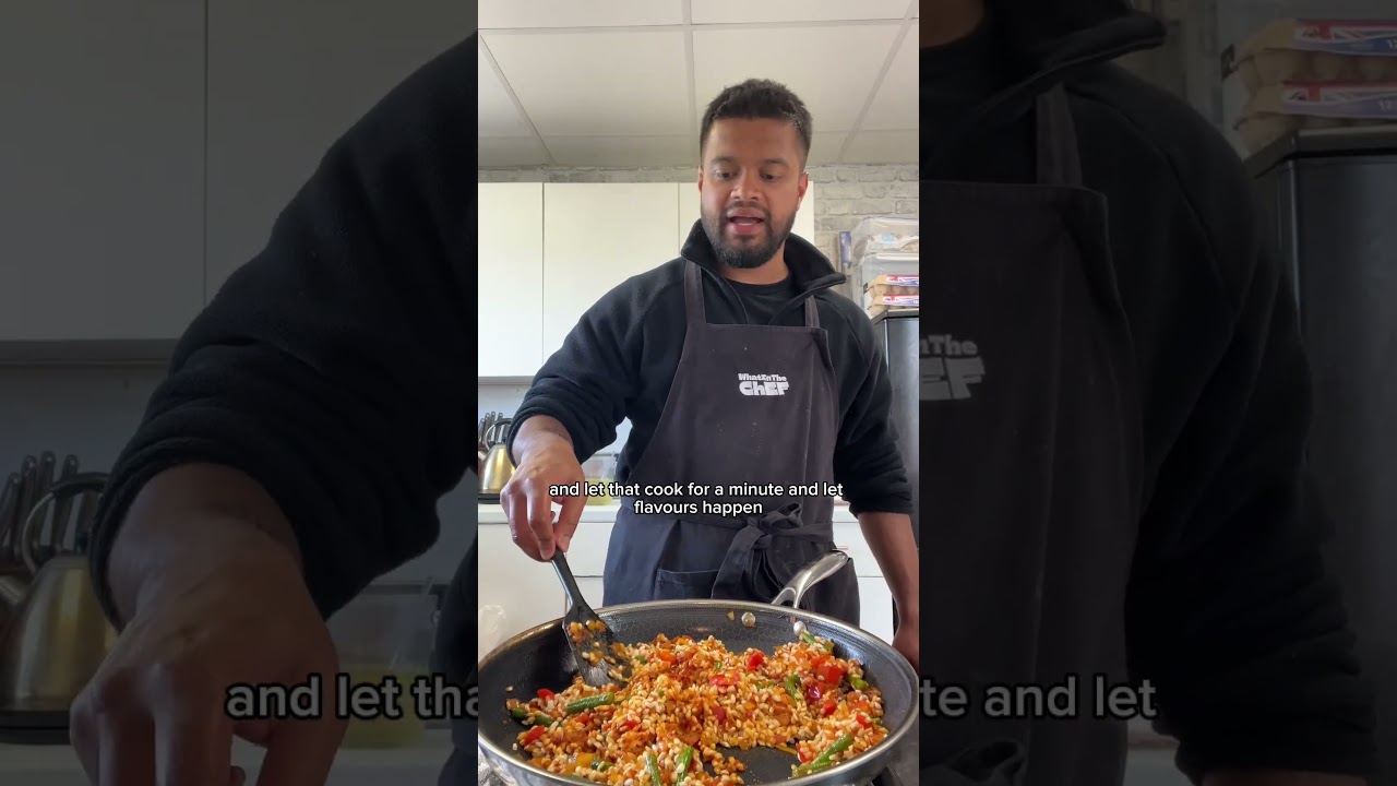 Chicken Paella but I keep it easy