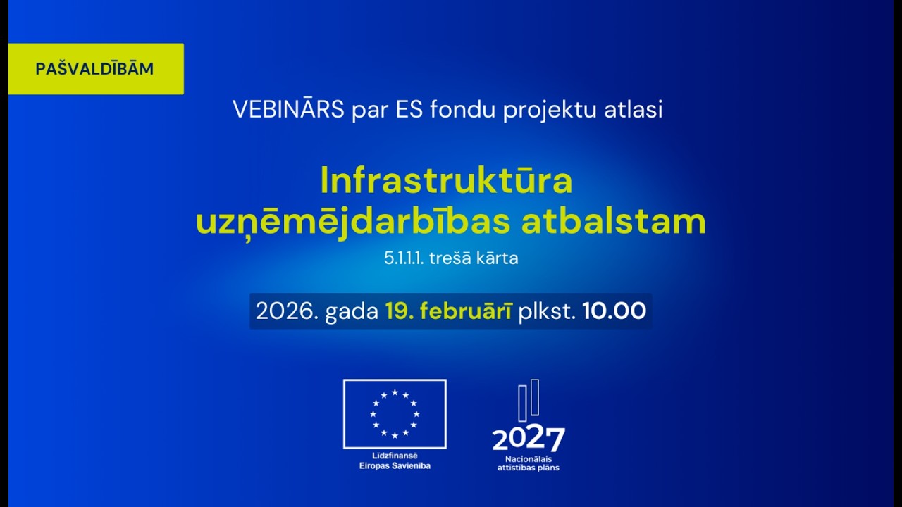 19.02.2026. seminārs par projektu atlasi programmā 