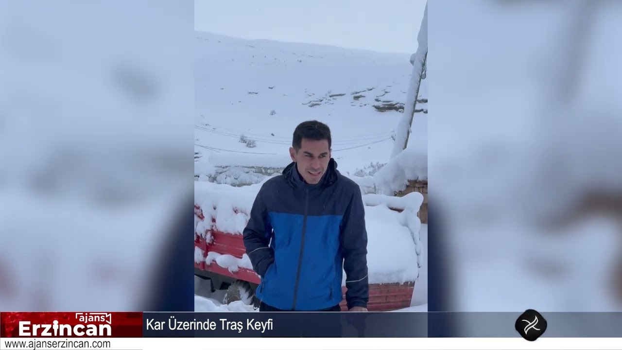Kar Üzerinde Traş Keyfi