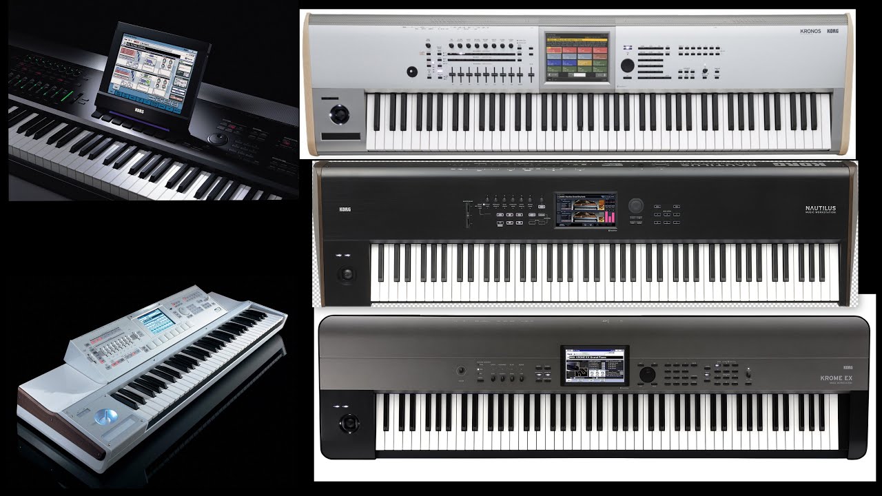 KORG OASYS, KORG M3, KORG KROME EX, KORG KRONOS, KORG Nautilus