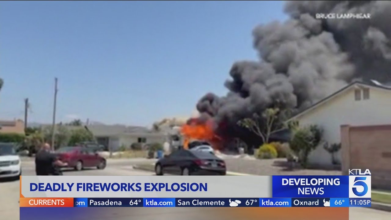 Deadly fireworks explosion in Simi Valley