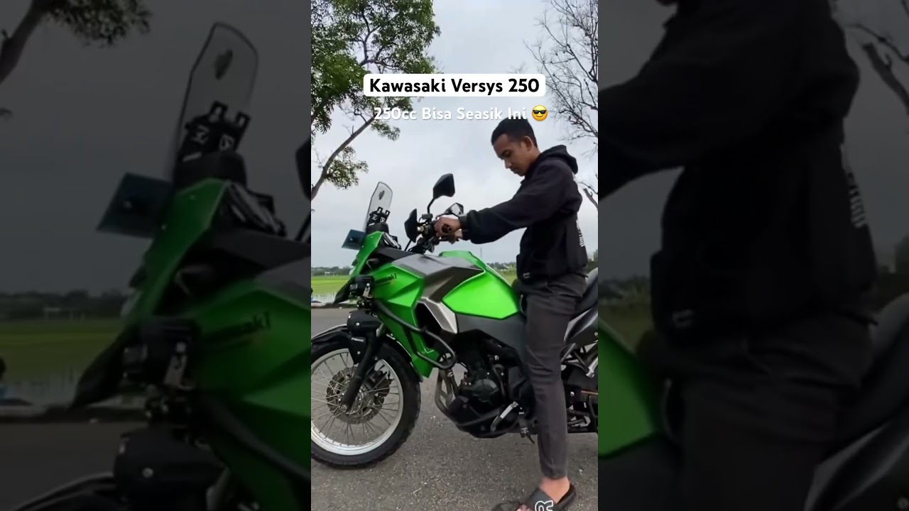Setelah nyobain 250cc 1 silinder, cobain 2 silinder seasik ini #versys250 #kawasaki