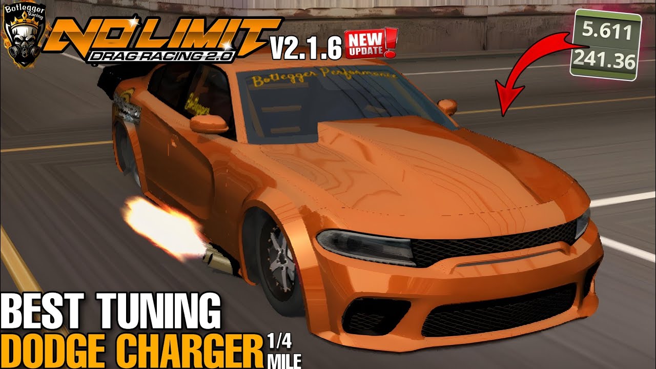 Fastest Dodge Charger SRT Tuning 5.6 second in 1/4 Mile No Limit Drag Racing 2 V2.1.6