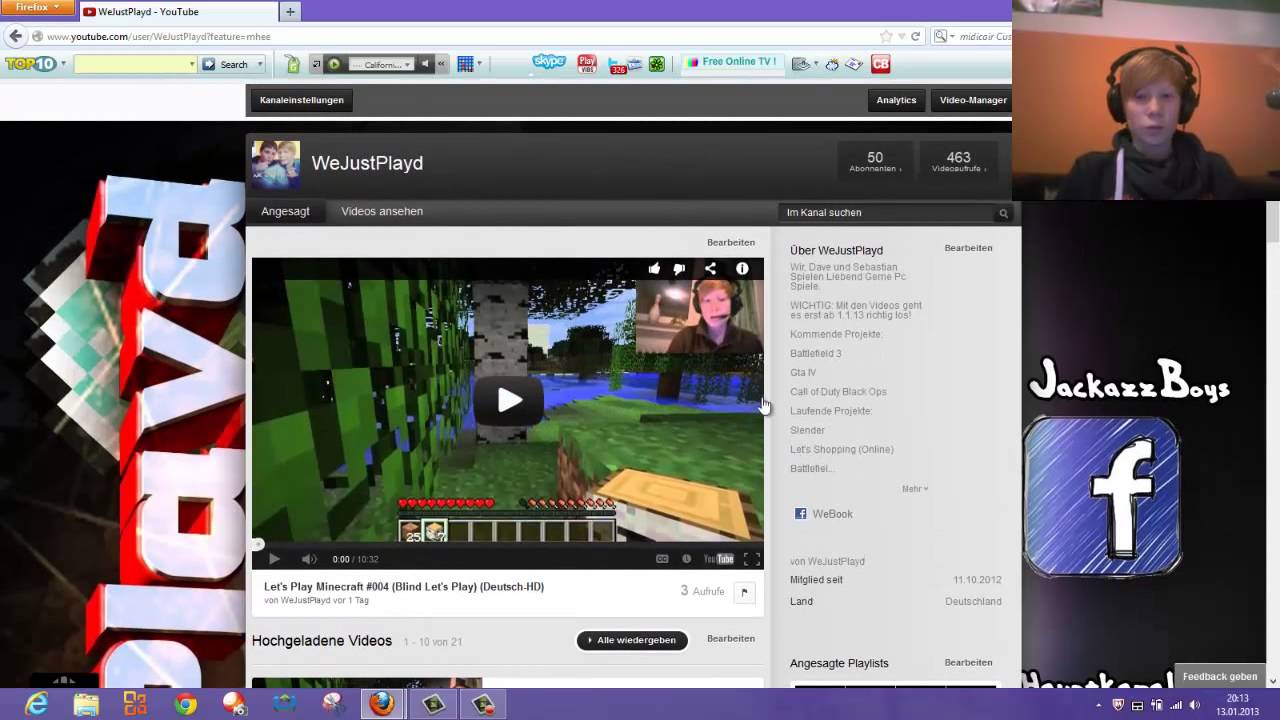 Neuer Moderator & 50 Abonennten!