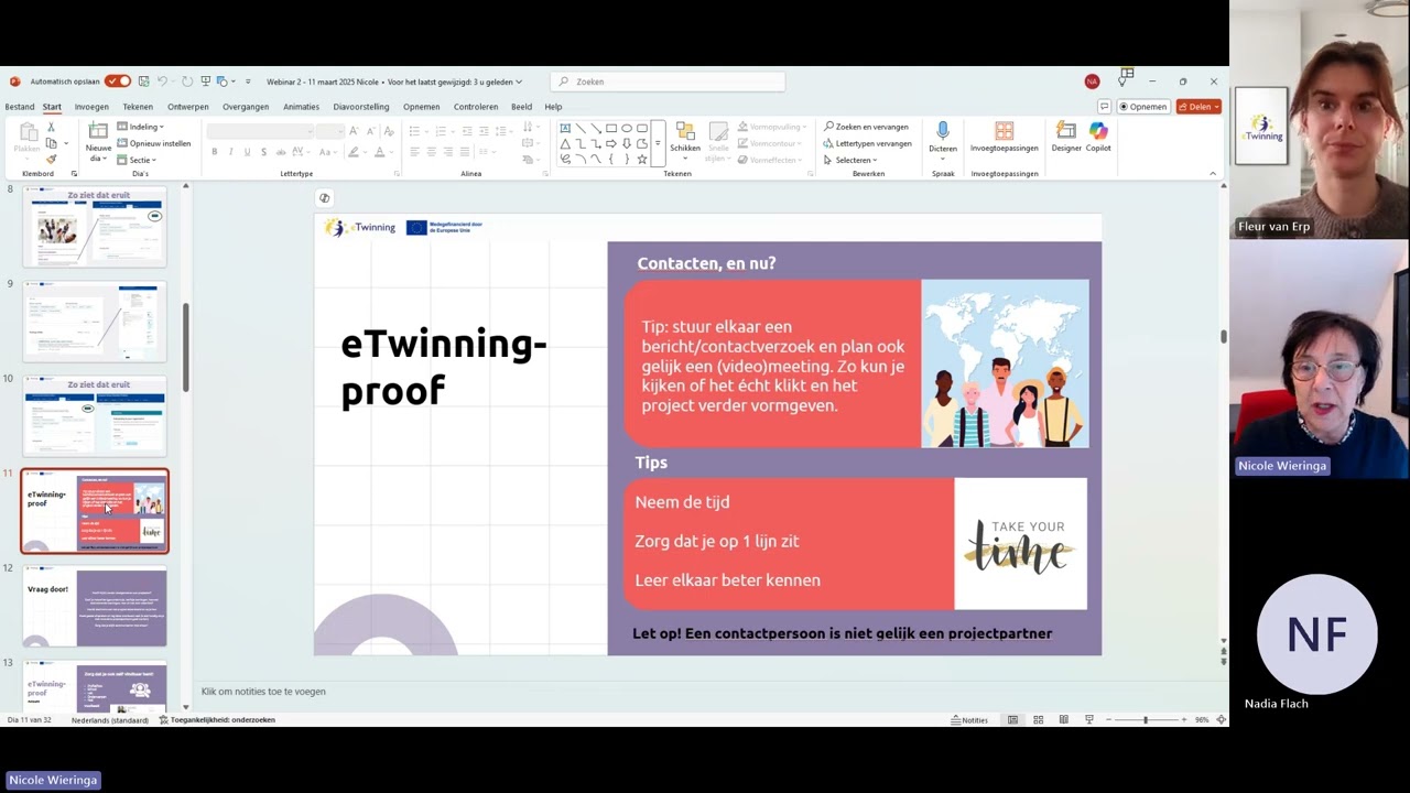 eTwinning Webinar Schoolpartner vinden en project starten