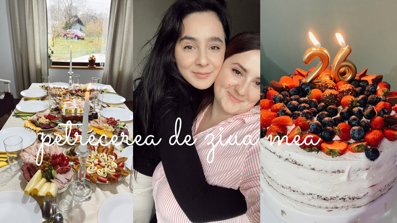 Petrecerea de ziua mea/ Masă festivă, oameni dragi , flori și cadouri❤️