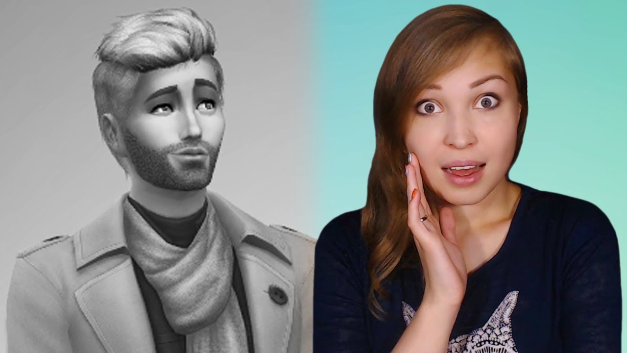 НУЖНО БОЛЬШЕ КРАСОК! [Sims 4: CAS Black and White Challenge]