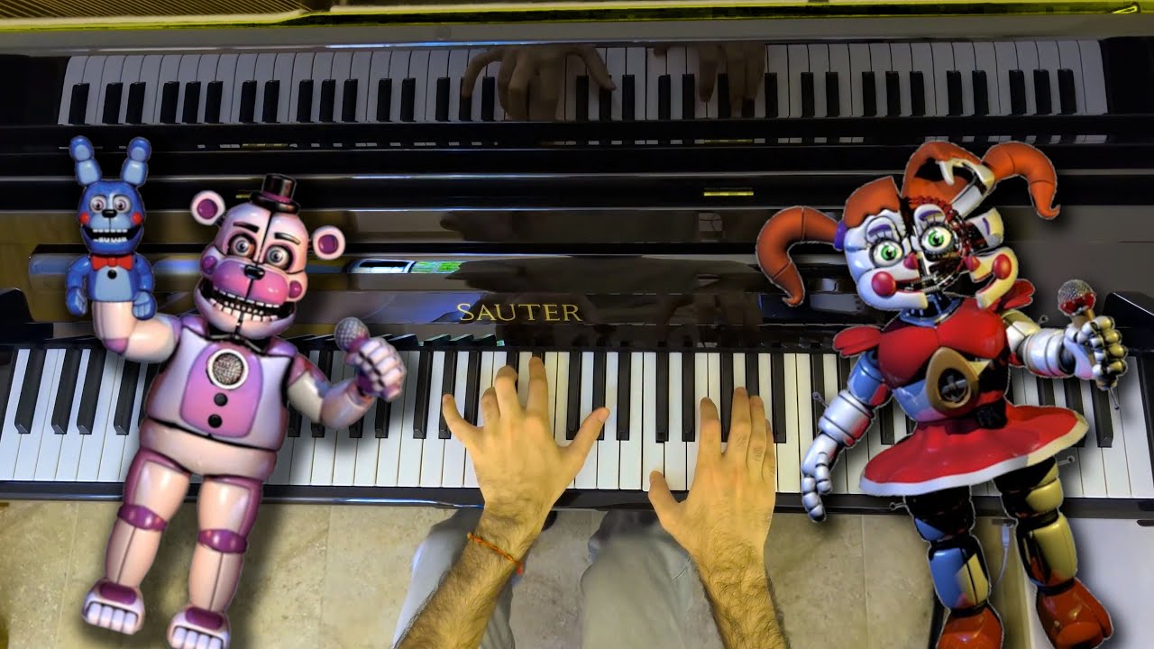 Join us for a bite ("Can't wait to meet you") - FNAF SISTER LOCATION Song | Piano Cover