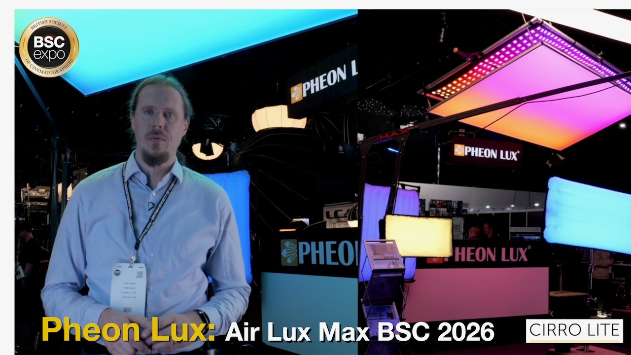 Pheon Lux show off the new Air Lux Max: BSC Expo 2026