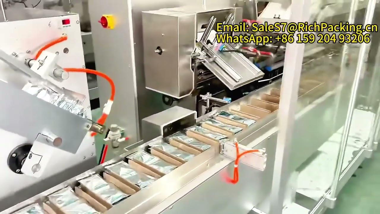 High Speed Sachet Package Machine Sachet Cartoning Package Machine