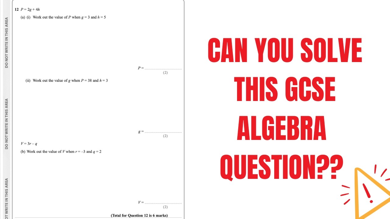Most Students Get This Algebra Question WRONG | GCSE Maths Explained