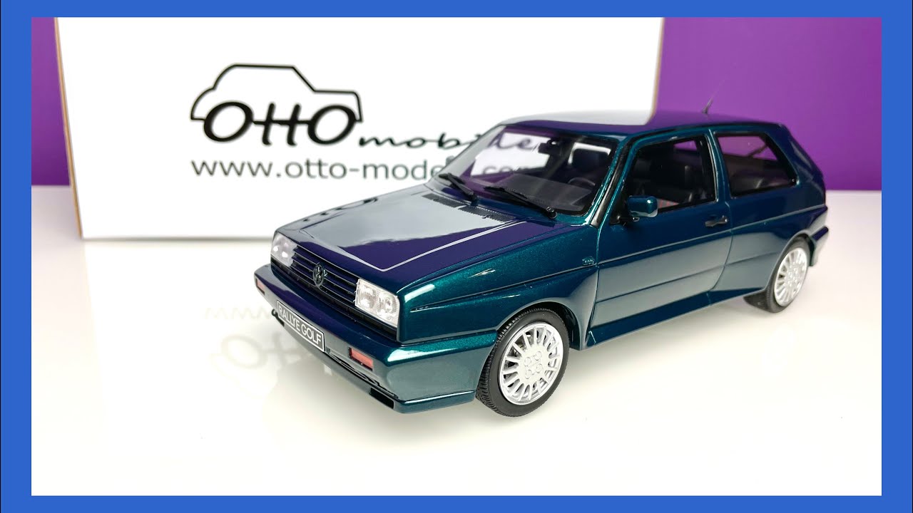 1:18 Volkswagen Golf Mk. 2 Rallye (Green) - Ottomobile  [Unboxing]