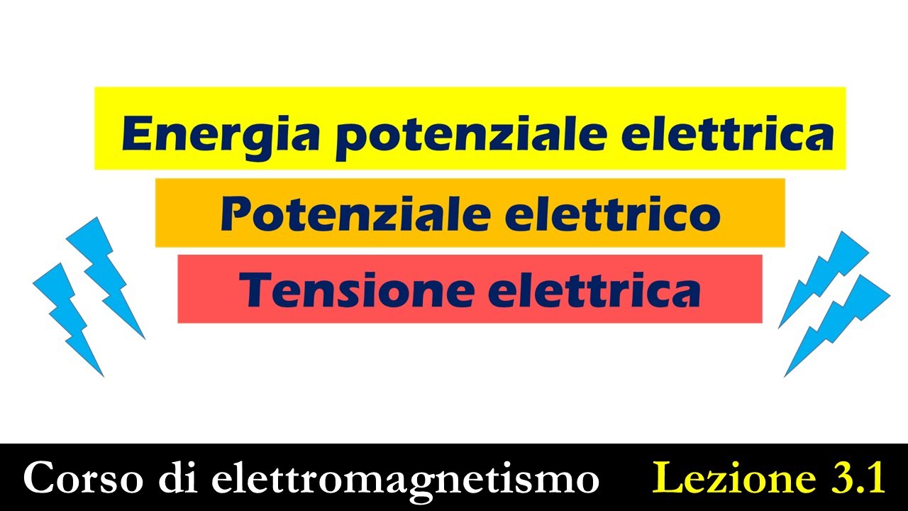Energia potenziale - Potenziale - Tensione
