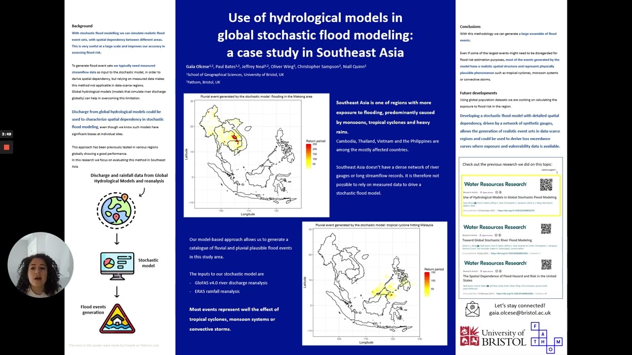 Global stochastic flood modeling with hydrological models - Gaia Olcese