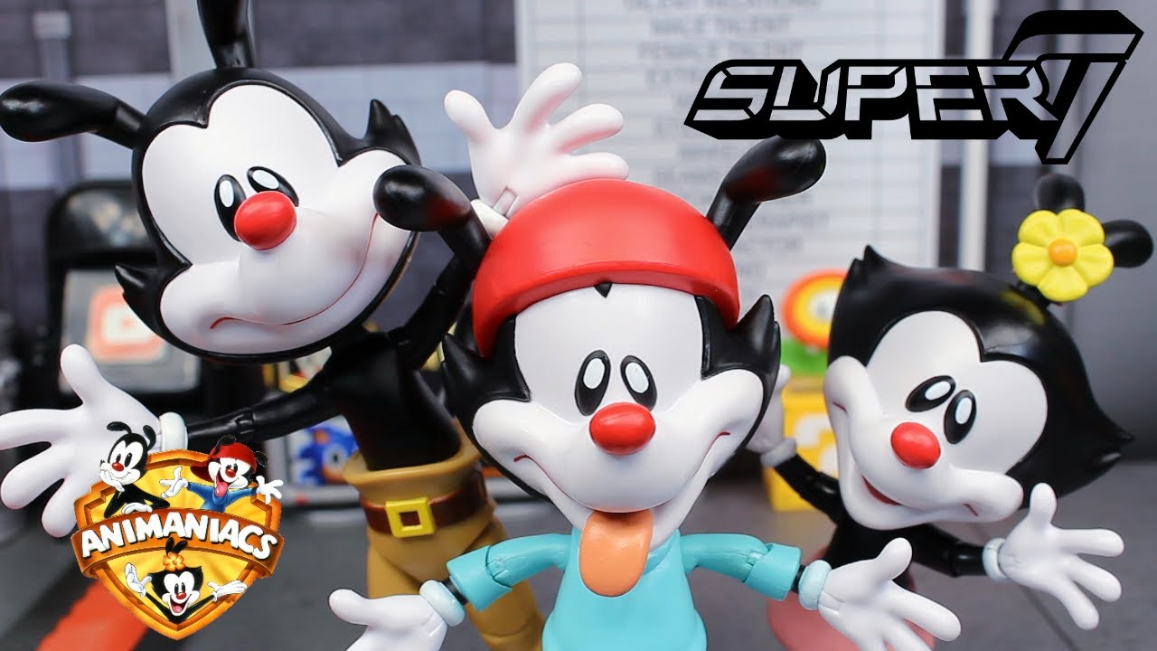 Super7 Animaniacs Ultimates! Wave 1 Yakko, Wakko, & Dot Figure Review!