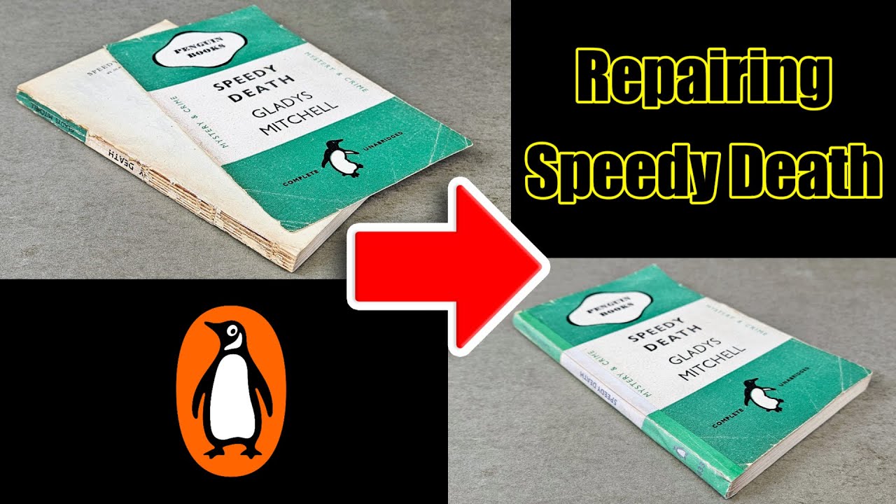 REPAIRING - A WARTIME - Penguin Books - RARITY - Speedy DEATH - Can It Be SAVED?