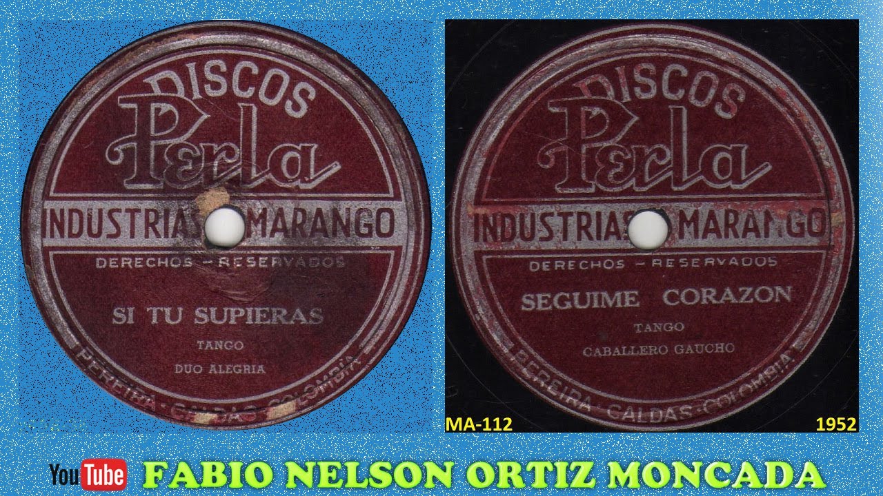 SI TU SUPIERAS - DUO ALEGRIA - Tango (D.R.A.) ℗ 1951