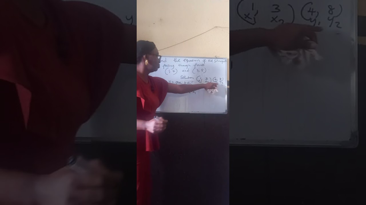 21 January 2026...equations of linear graph