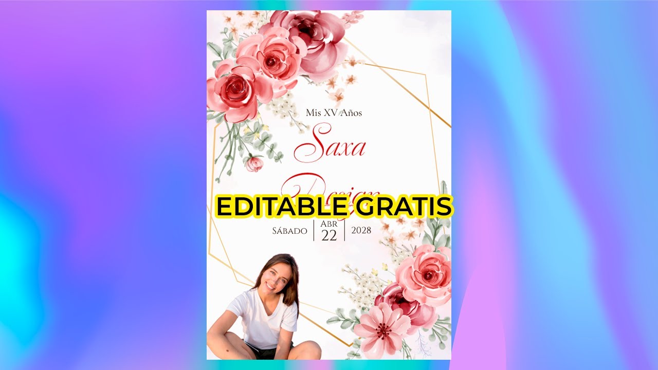 Invitaciones Digitales Gratis y Editables
