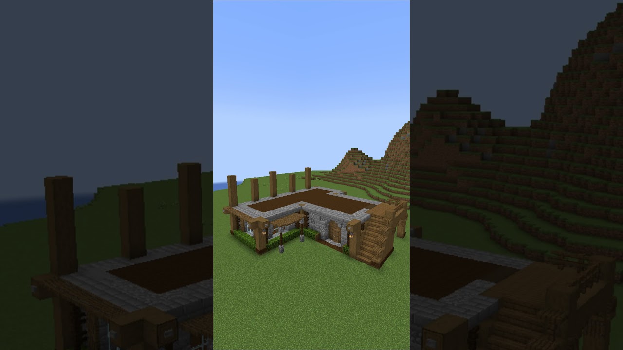 medieval survival house minecraft | tutorial timelapse #minecraft