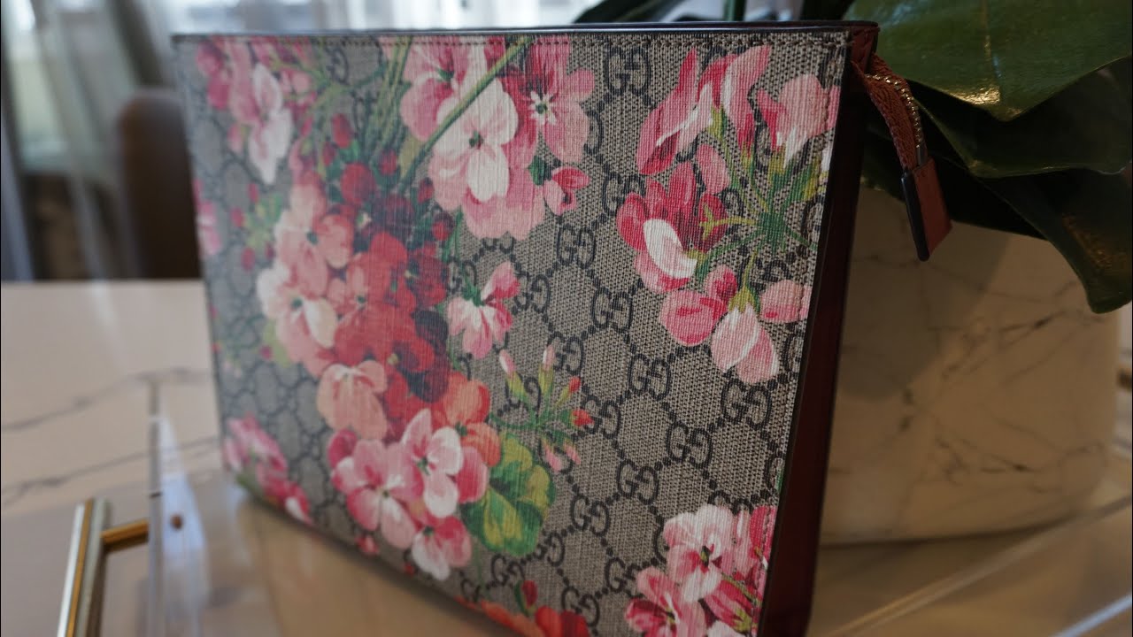 GUCCI - GG BLOOMS LARGE COSMETIC CASE | WIMB | what fits