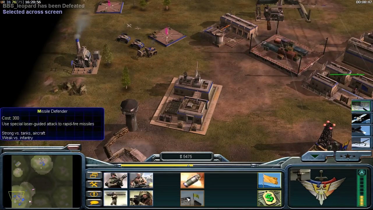 Defcon FFA - Laser General - Pro Rules - C&C Generals Zero Hour