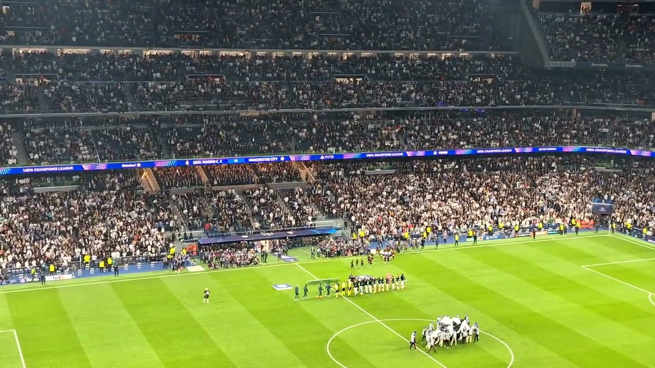 Real Madrid - Manchester City: himno de la Champions (temporada 2025-26)