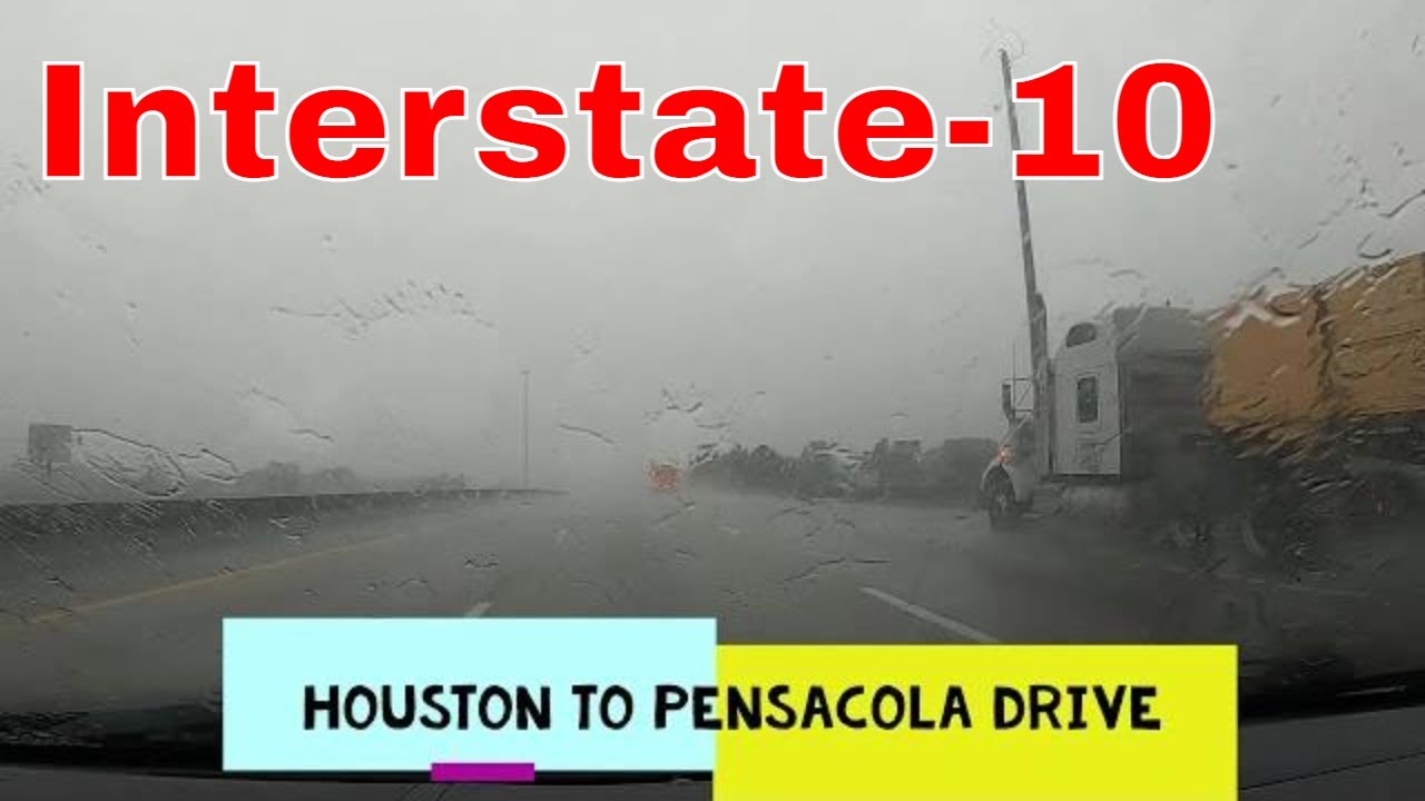 Houston, #texas to Pensacola, #florida #pov #driving #roadtrip #interstate10 #gulfcoast #venturesfan